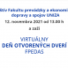 Deň otvorených dverí na Fakulte prevádzky a ekonomiky dopravy a spojov Žilinskej univerzity v Žiline